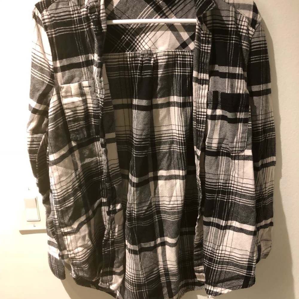 Black and white flannel